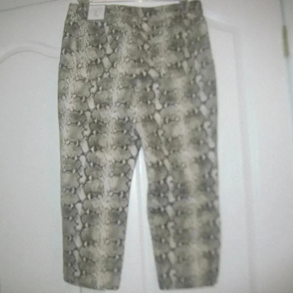 NWT CHICO’S  Platinum Ankle Crop Pants Size 2 (US 12/14)